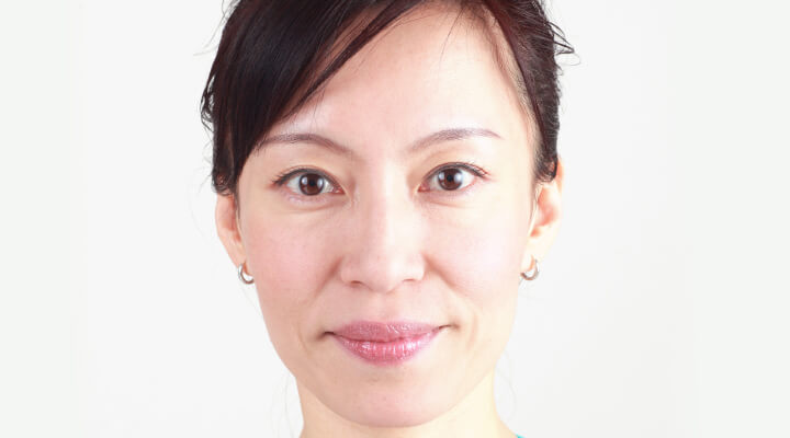 Fumiko Takatsu, the founder of Face Yoga Method - the close up photo.