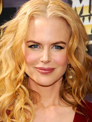 Actress Nicole Kidman's face featuring its "meaty" structure.