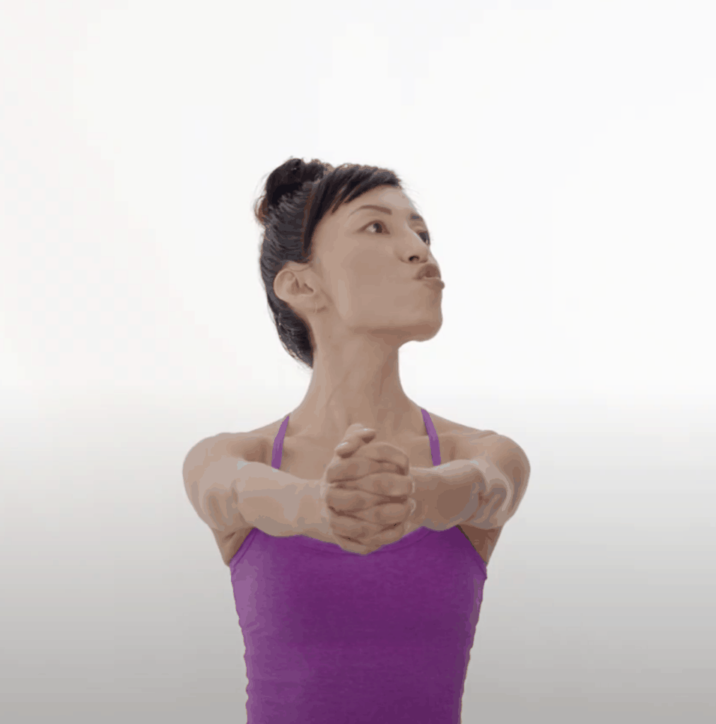 Yoga neck discount exercises for wrinkles